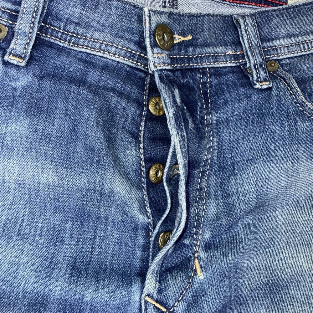 Diesel Selvage Jeans Tepphar Slim Carrot Fit Men's 33x32 Button Fly Distressed - Picture 4 of 16